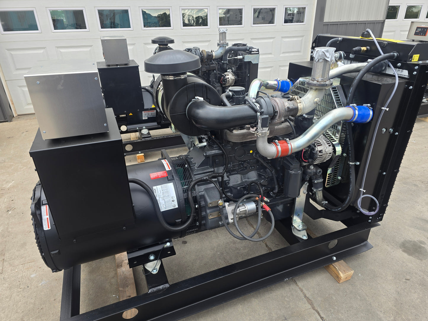 80KW NEW FPT Powered Open Skid Diesel Generator TIER 3