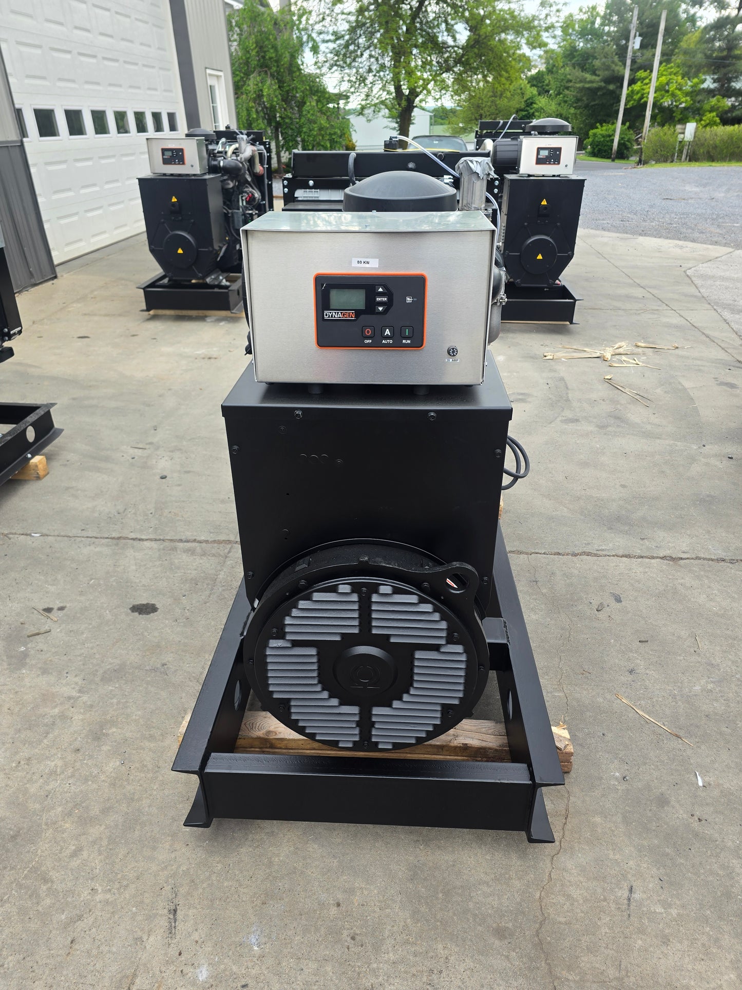 80KW NEW FPT Powered Open Skid Diesel Generator TIER 3