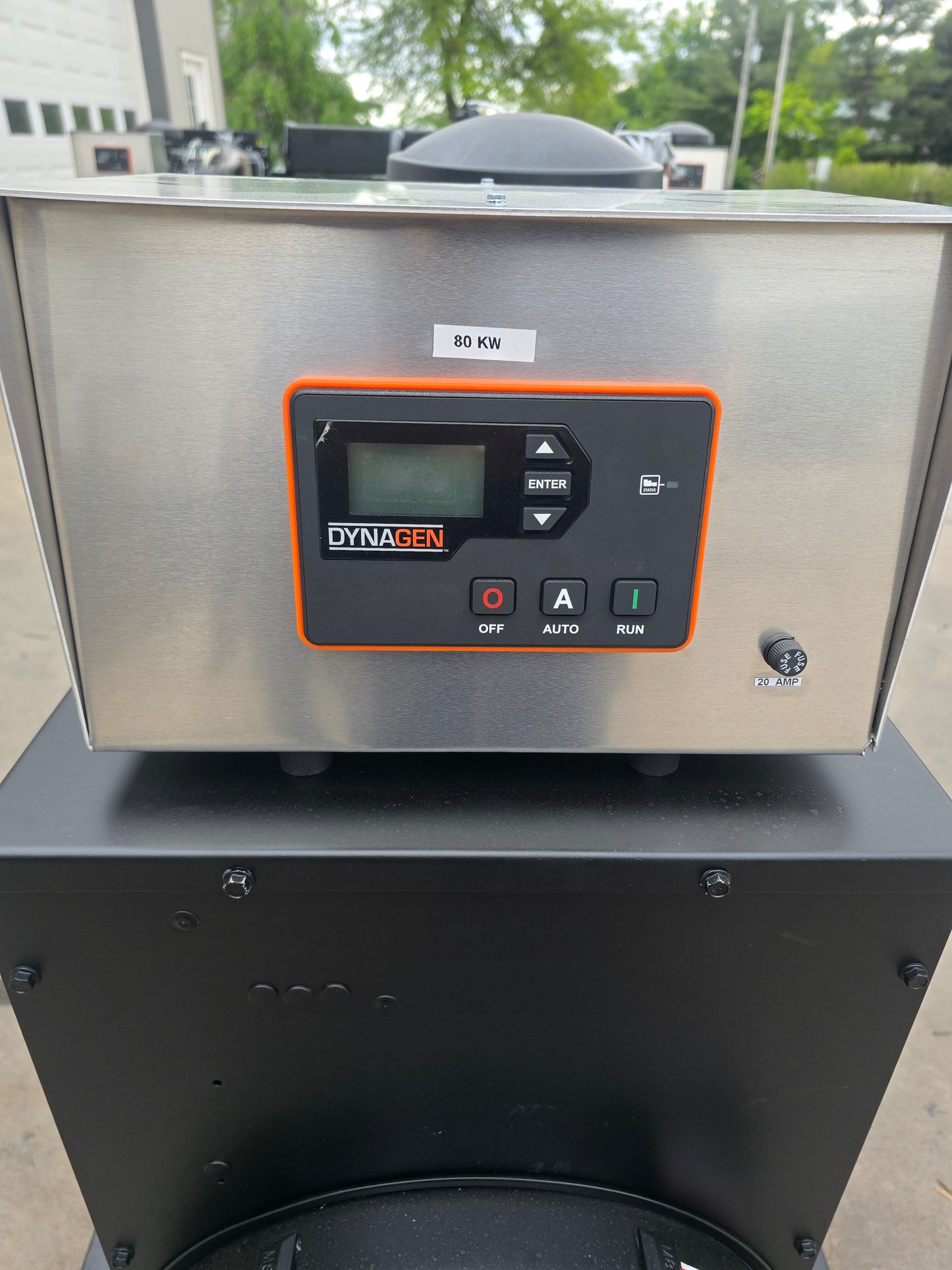 80KW NEW FPT Powered Open Skid Diesel Generator TIER 3