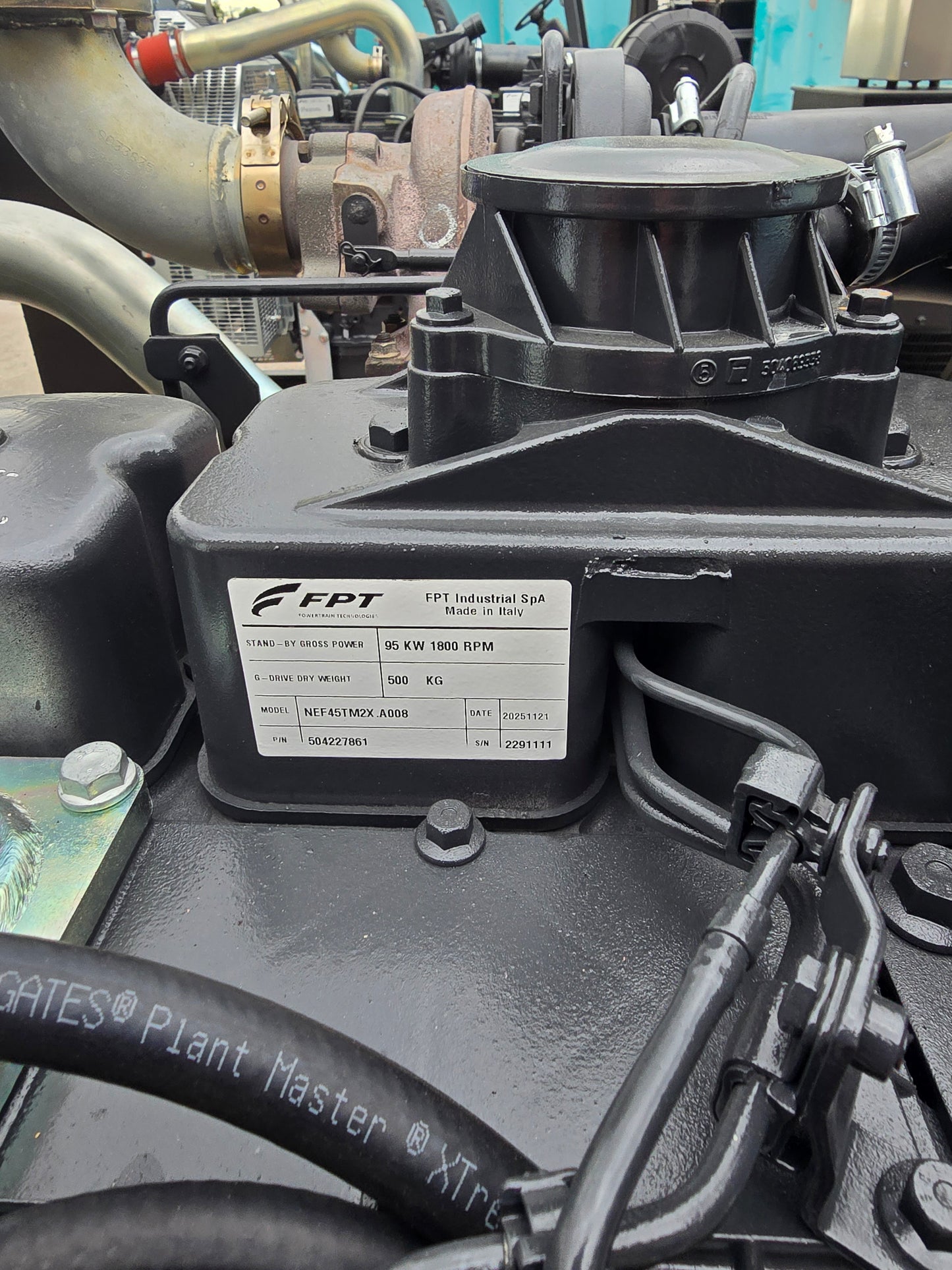 80KW NEW FPT Powered Open Skid Diesel Generator TIER 3