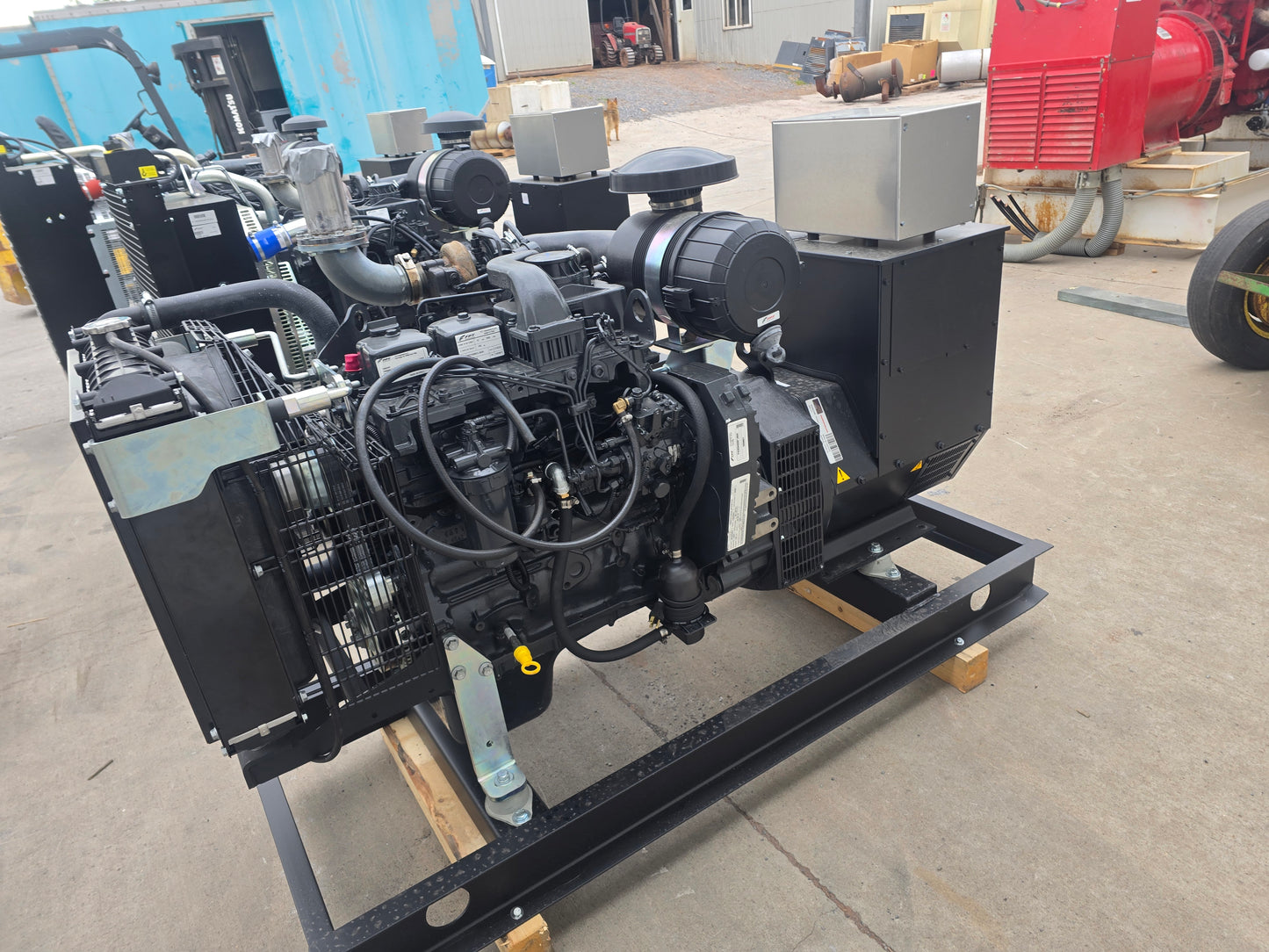 45KW NEW FPT Powered Open Skid Diesel Generator TIER 3