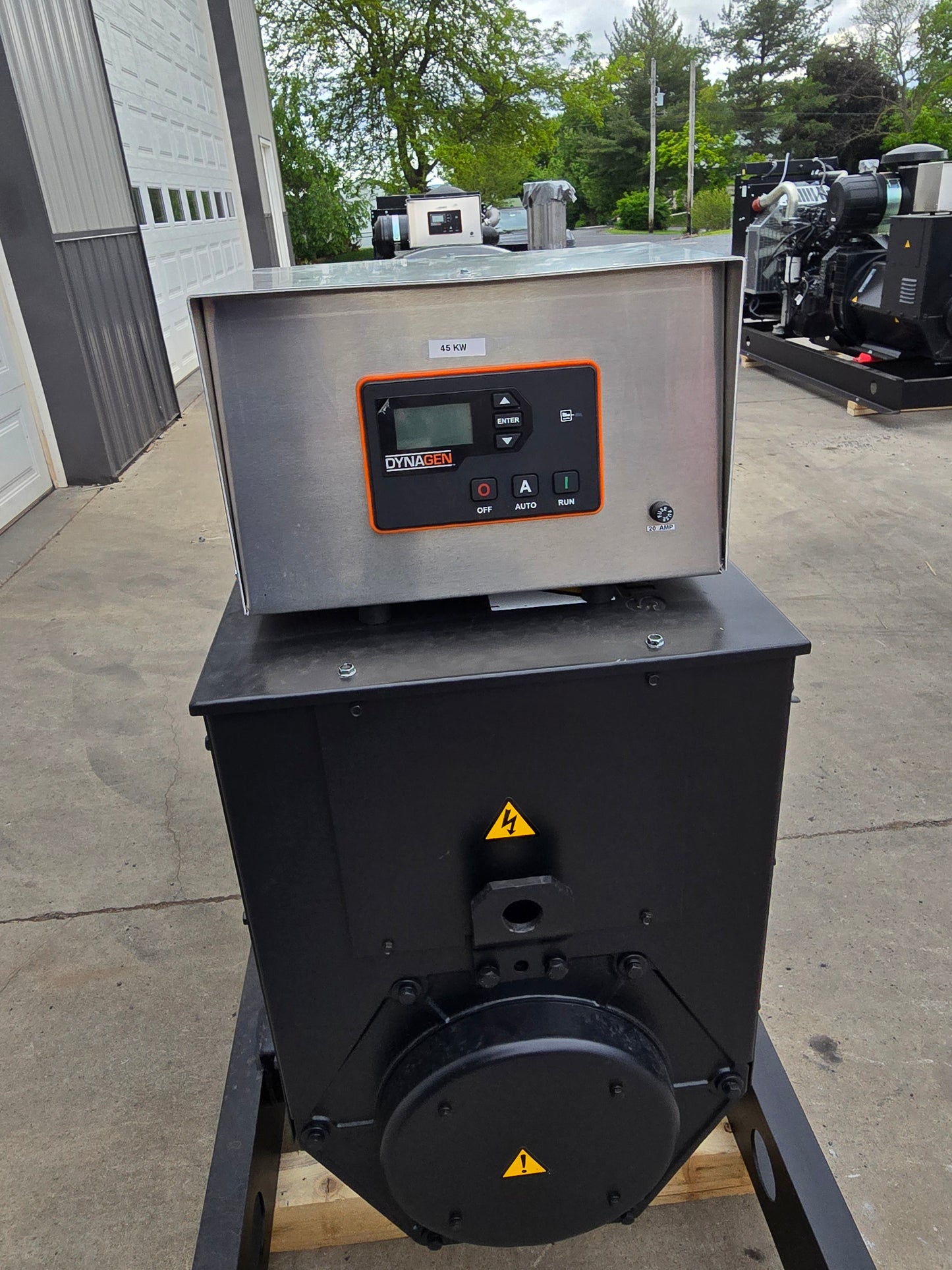 45KW NEW FPT Powered Open Skid Diesel Generator TIER 3