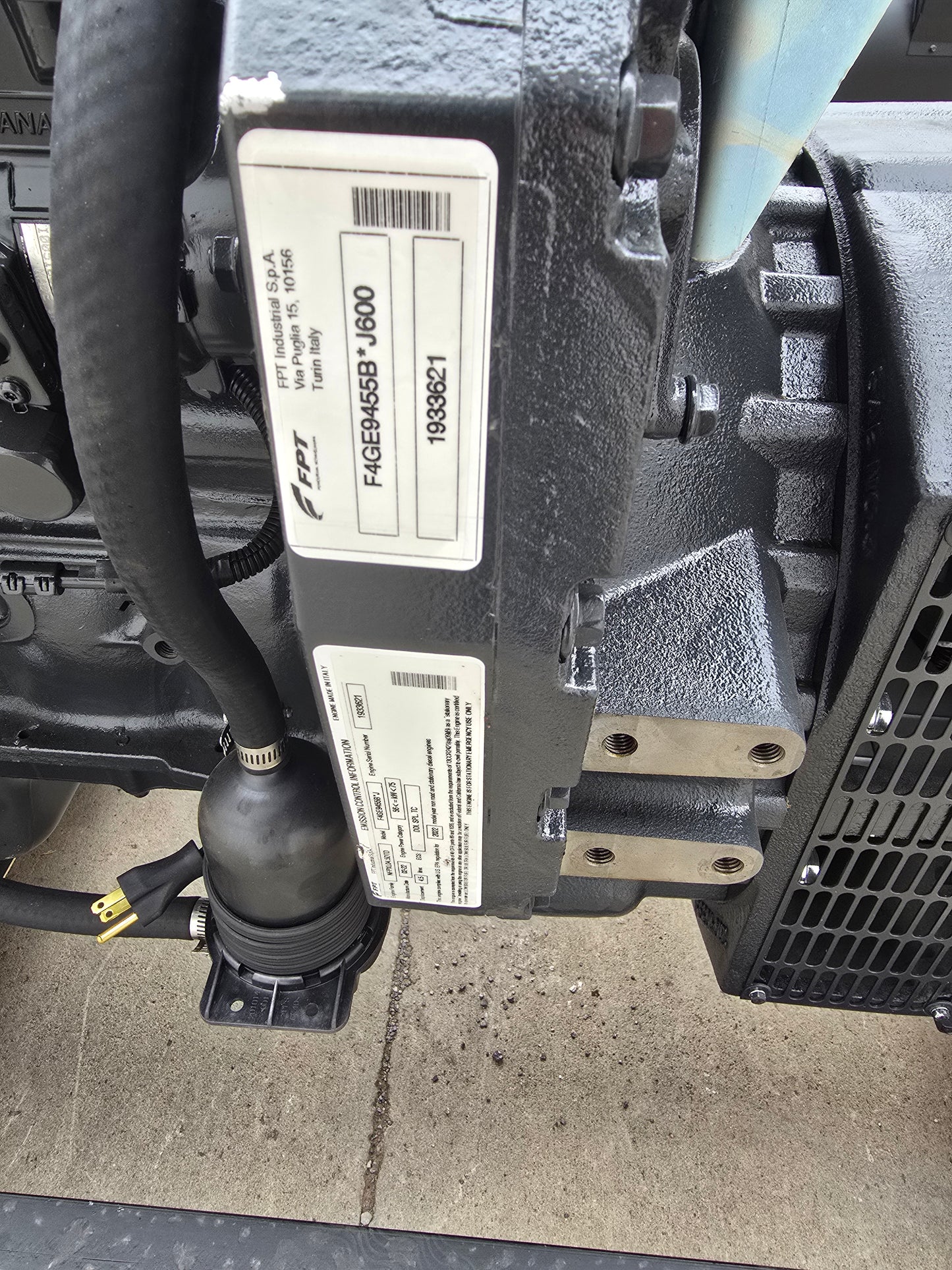 45KW NEW FPT Powered Open Skid Diesel Generator TIER 3