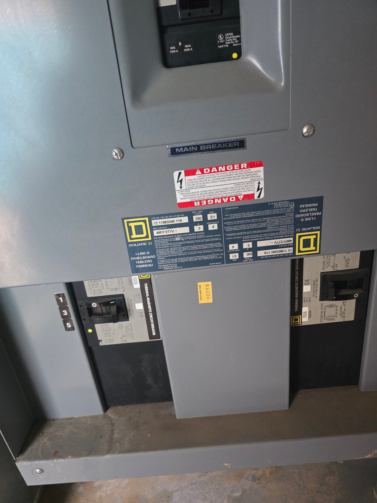 Detroit Diesel Spectrum 100kW Standby Diesel Generator 3ph Enclosed 300HR TESTED