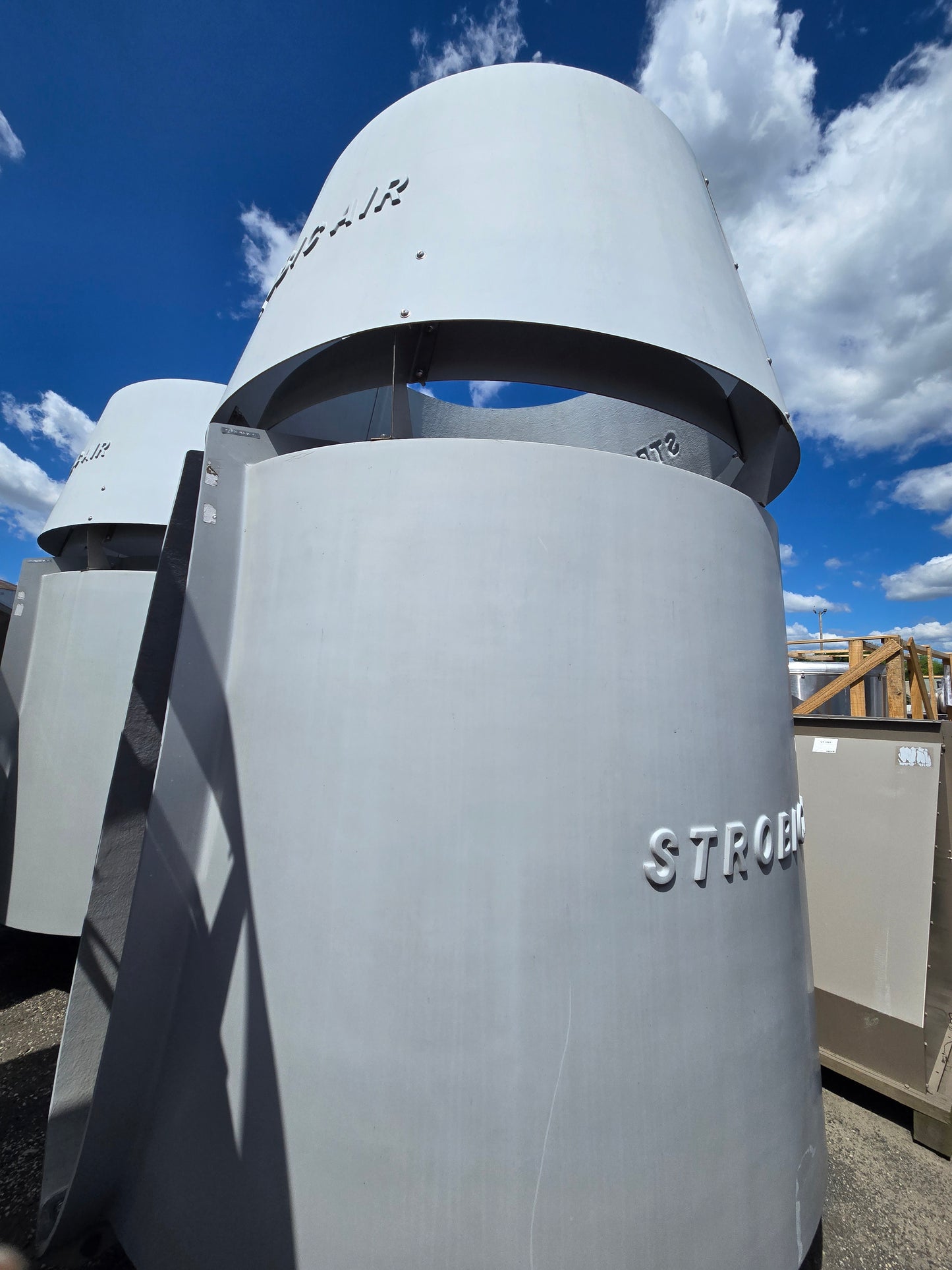 NEW Strobic Air Tri-Stack Lab Exhaust Fan 75 HP Baldor Super-E Motor 35000 CFM 460V