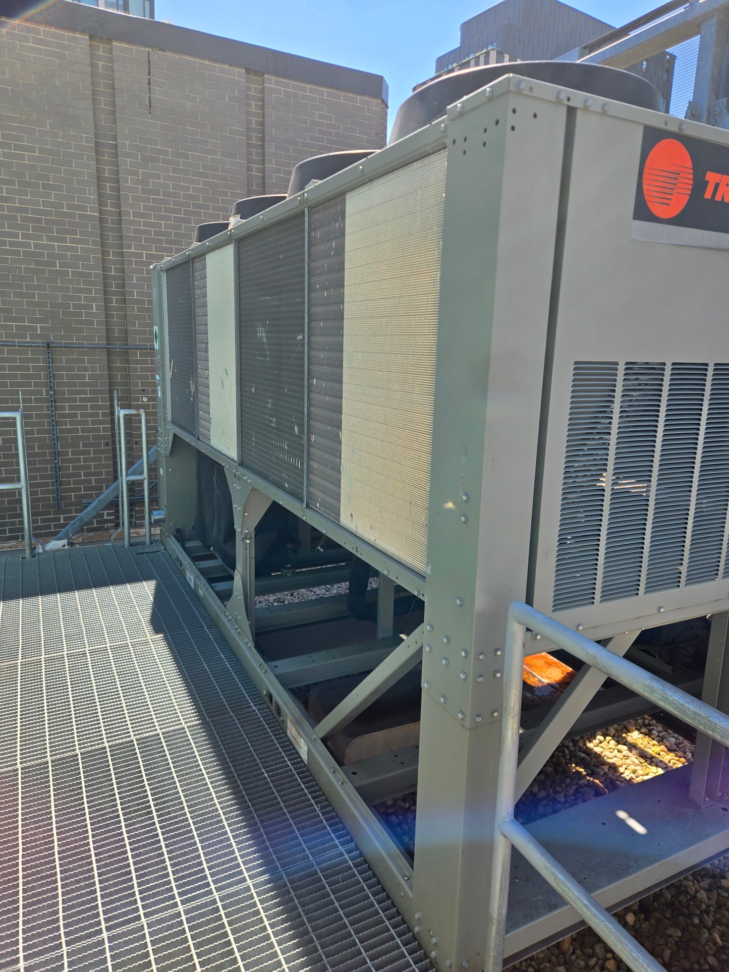 Trane 120 Ton Air Cooled Chiller CGAM 460V 3PH R410A Commercial Scroll HVAC Pack