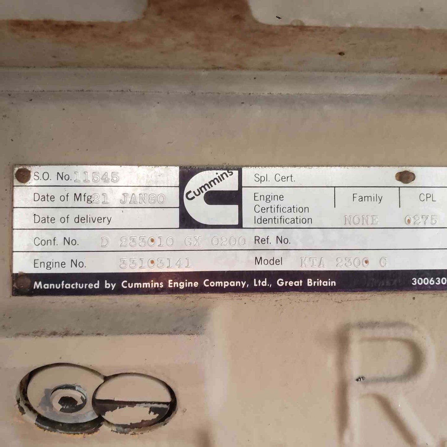 750KW Cummins Diesel Generator 480V KTA2300 TESTED (SKU: 112425)