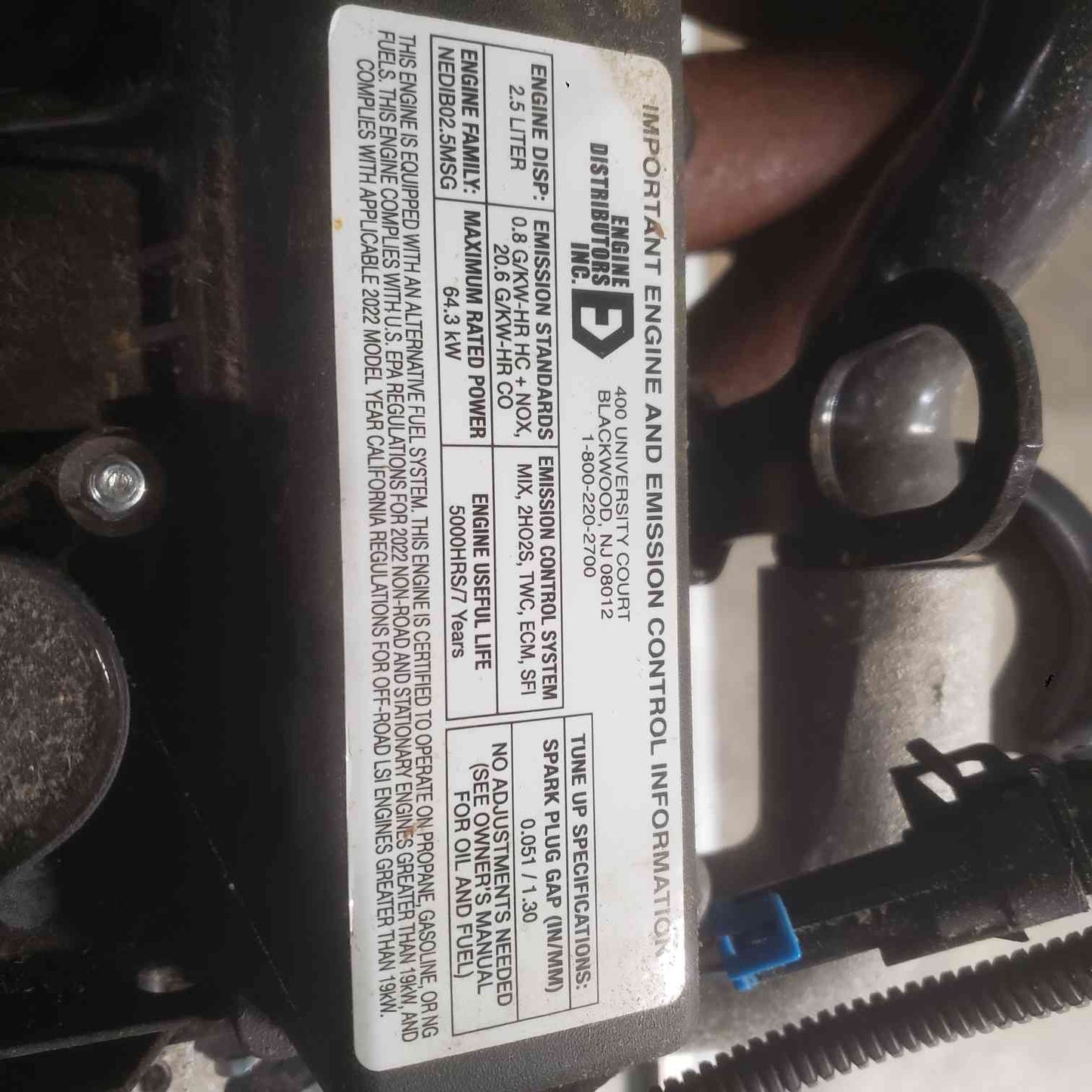Polar Power 27kW 48V DC Generator 500A Natural Gas Telecom V027NFB500TEV