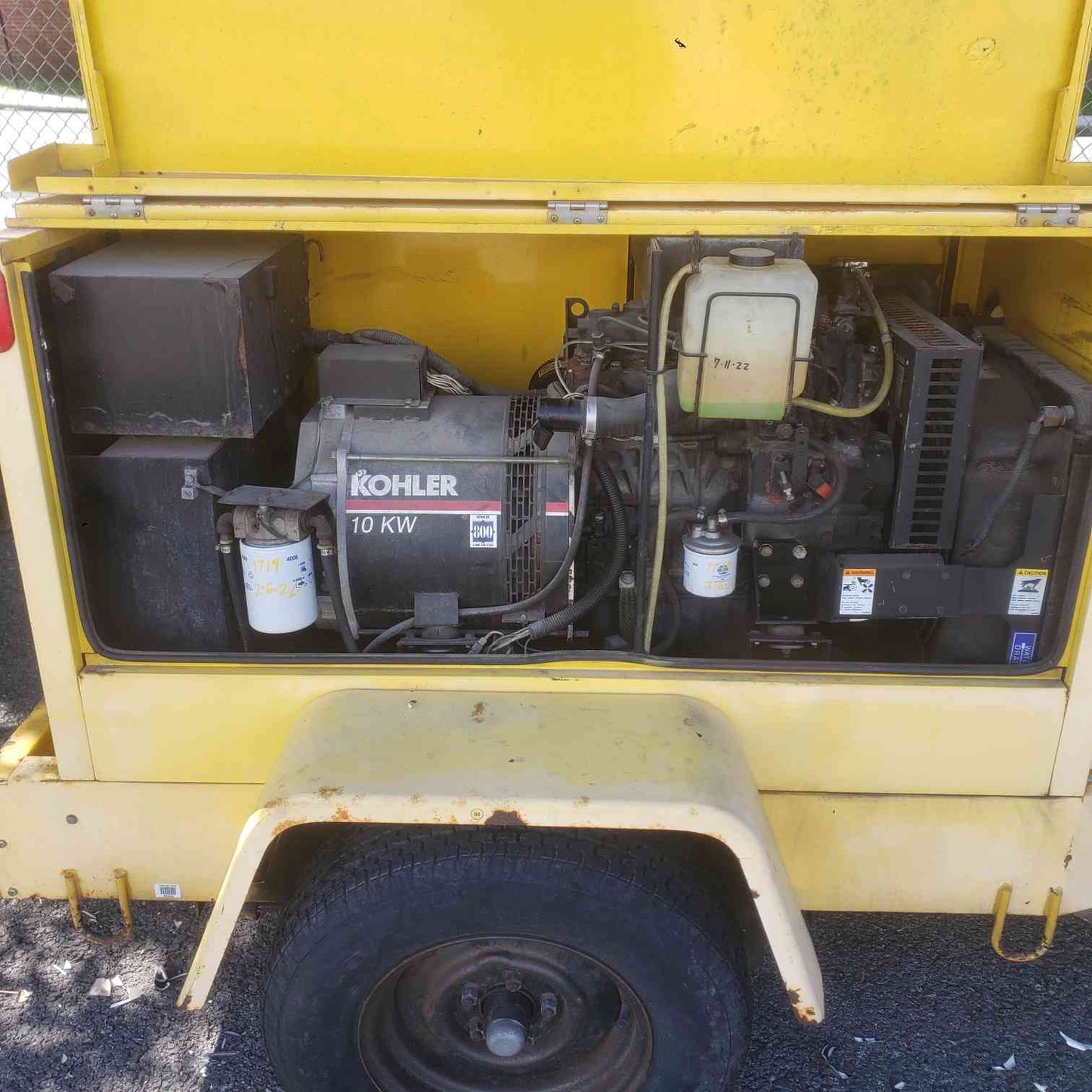 CK Power 10kW Mobile Diesel Generator Kohler 10CCOZ61 Single Phase Trailer