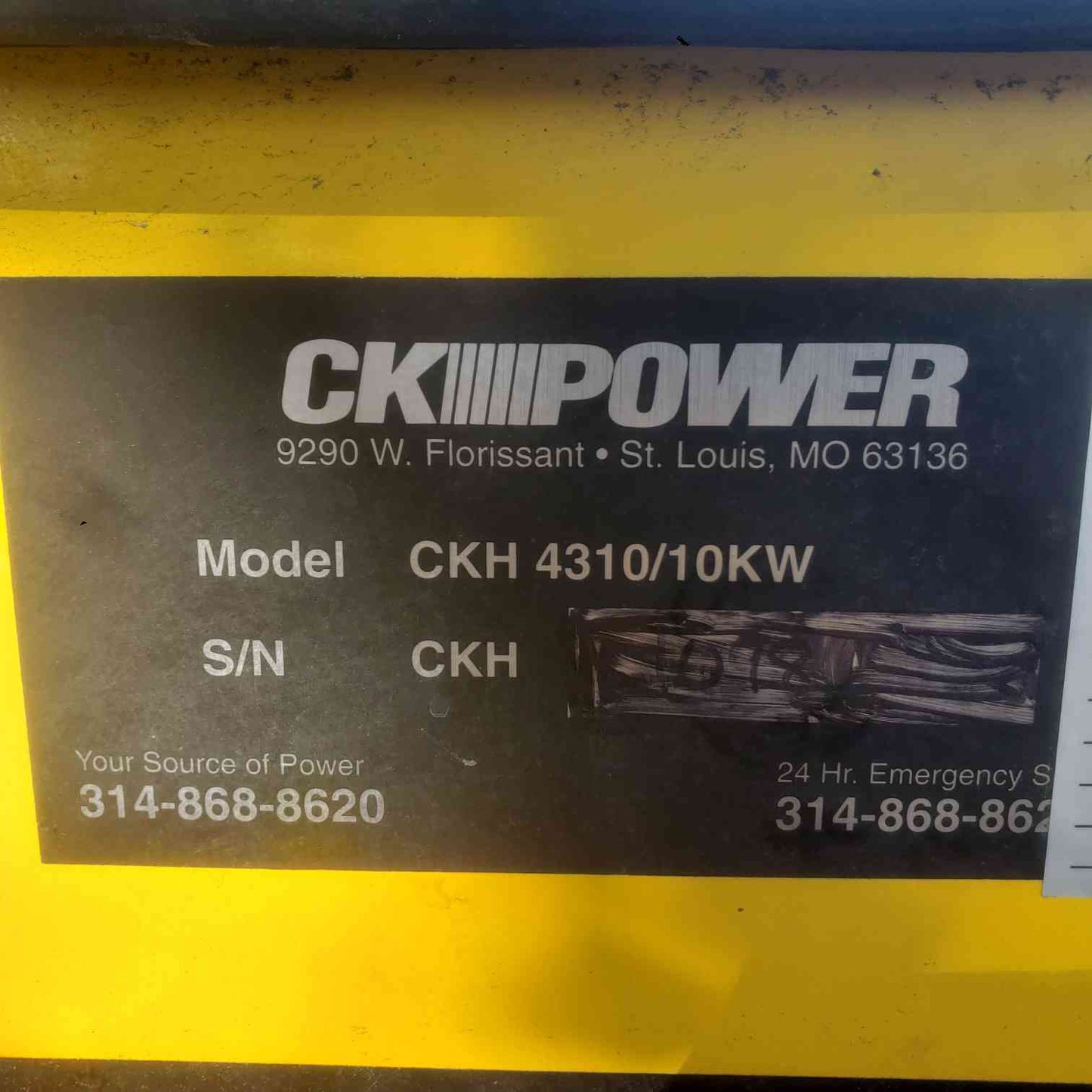 CK Power 10kW Mobile Diesel Generator Kohler 10CCOZ61 Single Phase Trailer