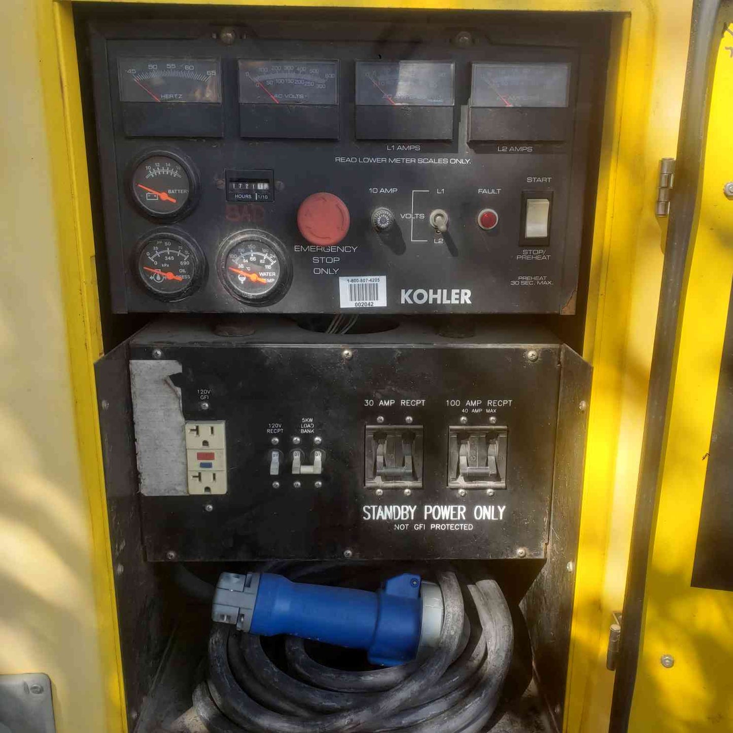 CK Power 10kW Mobile Diesel Generator Kohler 10CCOZ61 Single Phase Trailer