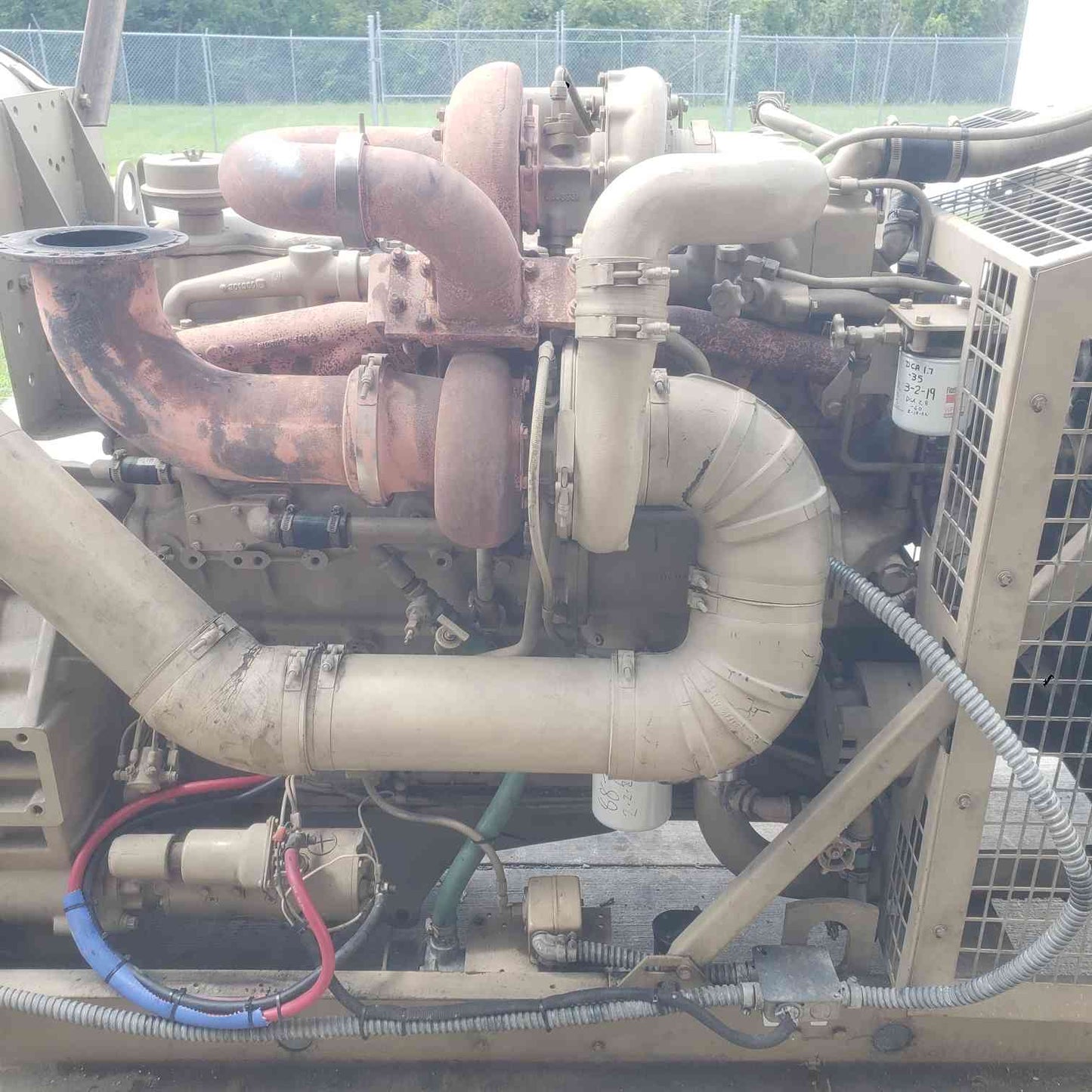 300KW Cummins 500FDR7018JJ W 480/277V 451A 3PH Diesel 901 Hrs. TESTED (SKU: 114466)