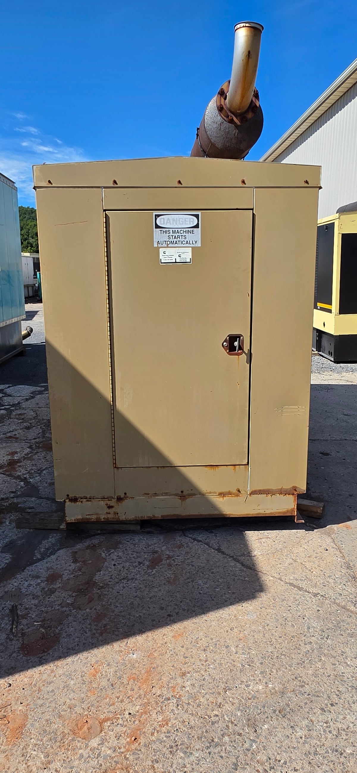 200KW Onan 855 Cummins Enclosed Nat Gas Generator '95 1088hrs