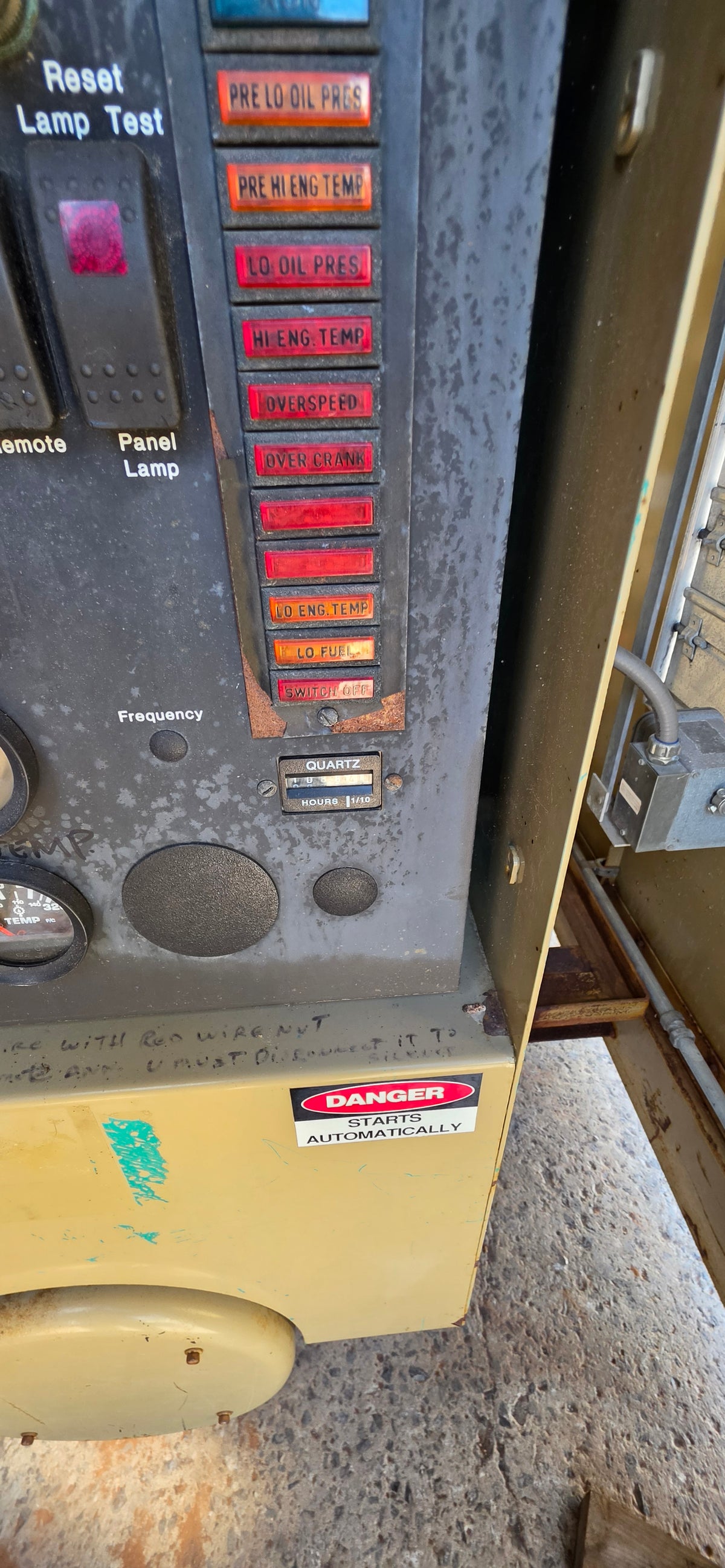 200KW Onan 855 Cummins Enclosed Nat Gas Generator '95 1088hrs