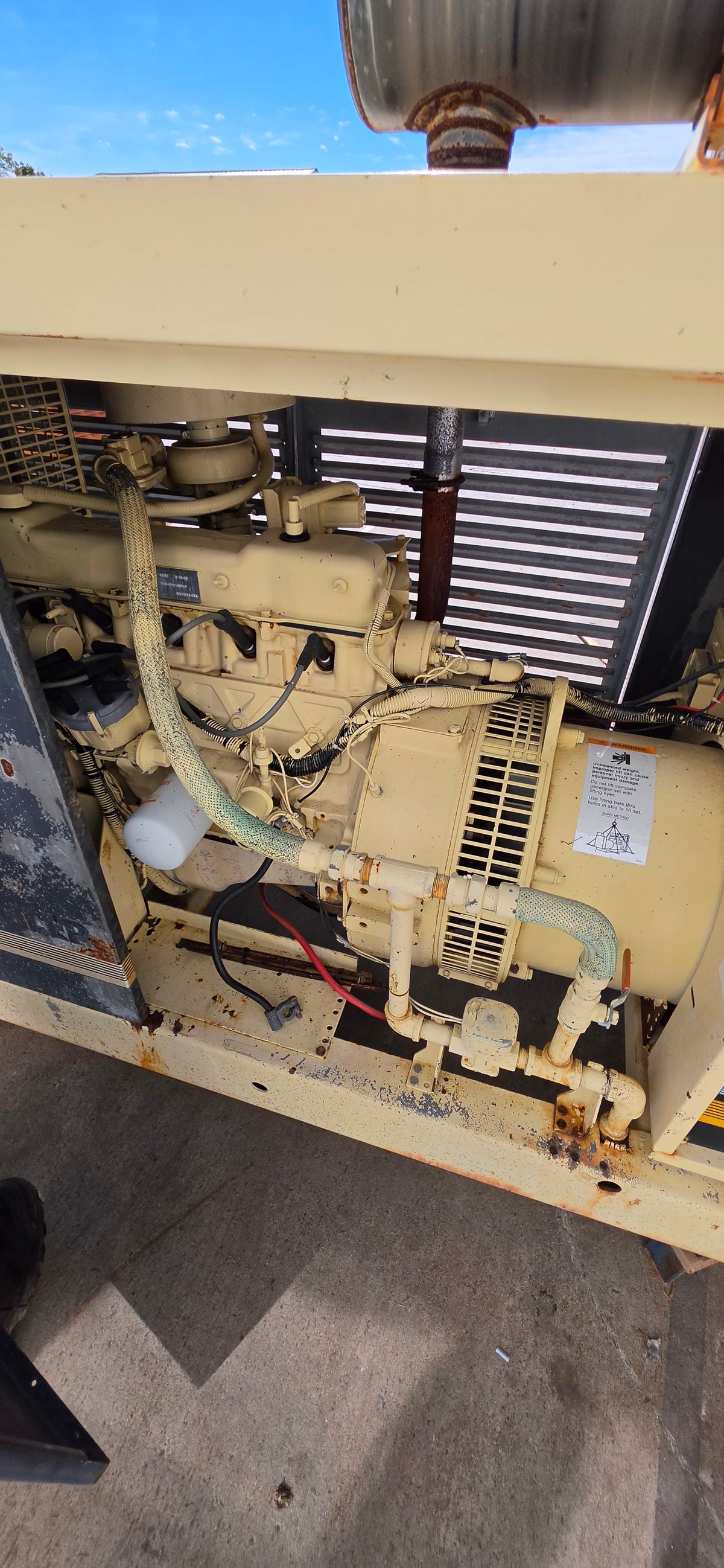 Kohler 33kW Natural Gas Generator Ford Industrial Engine 480V Enclosure 1993hrs Tested