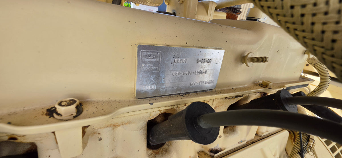 Kohler 33kW Natural Gas Generator Ford Industrial Engine 480V Enclosure 1993hrs Tested