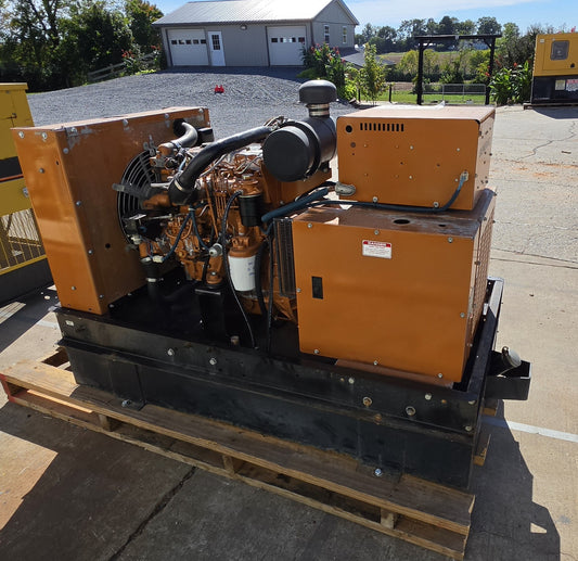 30KW Generac 3.0L Turbo Diesel Generator 120/240V 1Ph Sub Base Tank 553Hrs