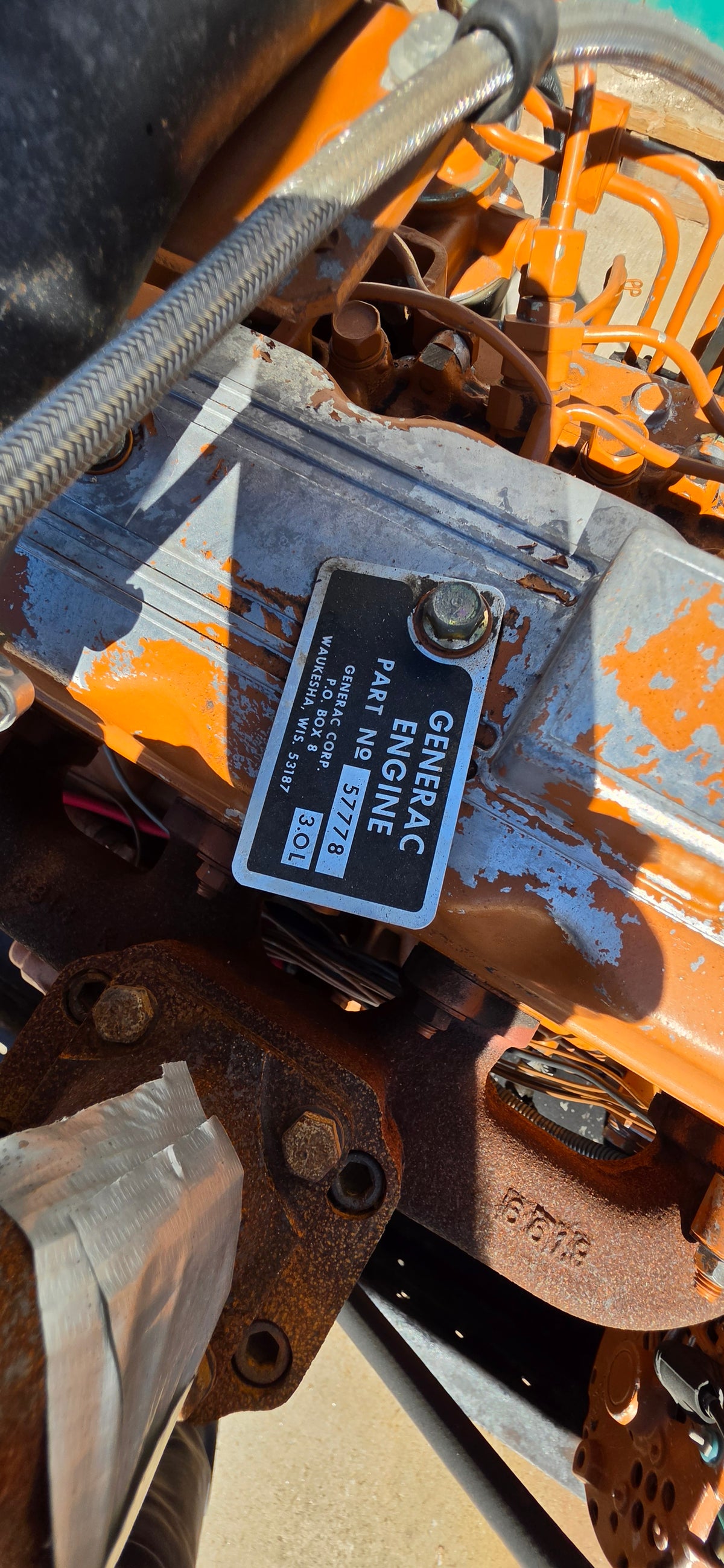 30KW Generac 3.0L Turbo Diesel Generator 120/240V 1Ph Sub Base Tank 553Hrs