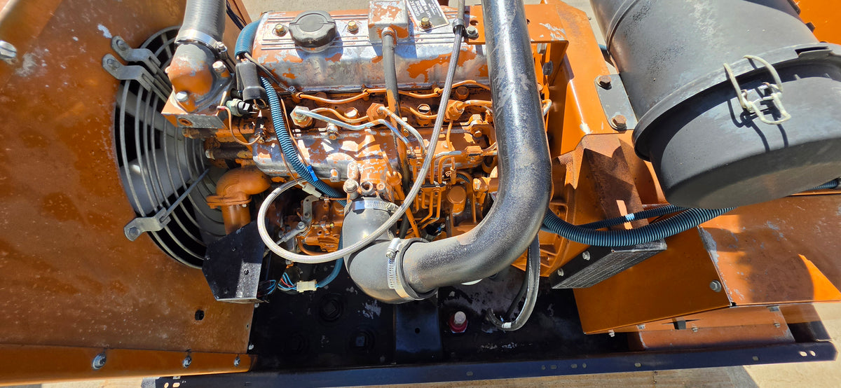 30KW Generac 3.0L Turbo Diesel Generator 120/240V 1Ph Sub Base Tank 553Hrs