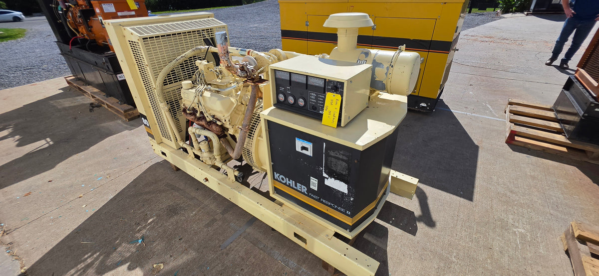 Kohler 80RZ62 80kW Natural Gas Generator Ford 7.5L V8 Engine 208V 3PH Load Tested