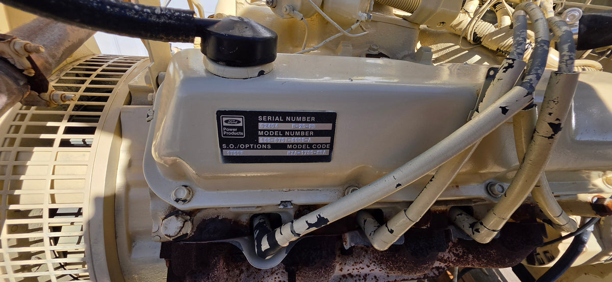Kohler 80RZ62 80kW Natural Gas Generator Ford 7.5L V8 Engine 208V 3PH Load Tested