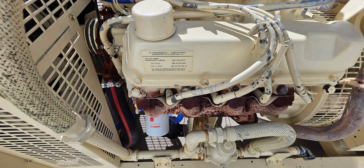 Kohler 80RZ62 80kW Natural Gas Generator Ford 7.5L V8 Engine 208V 3PH Load Tested