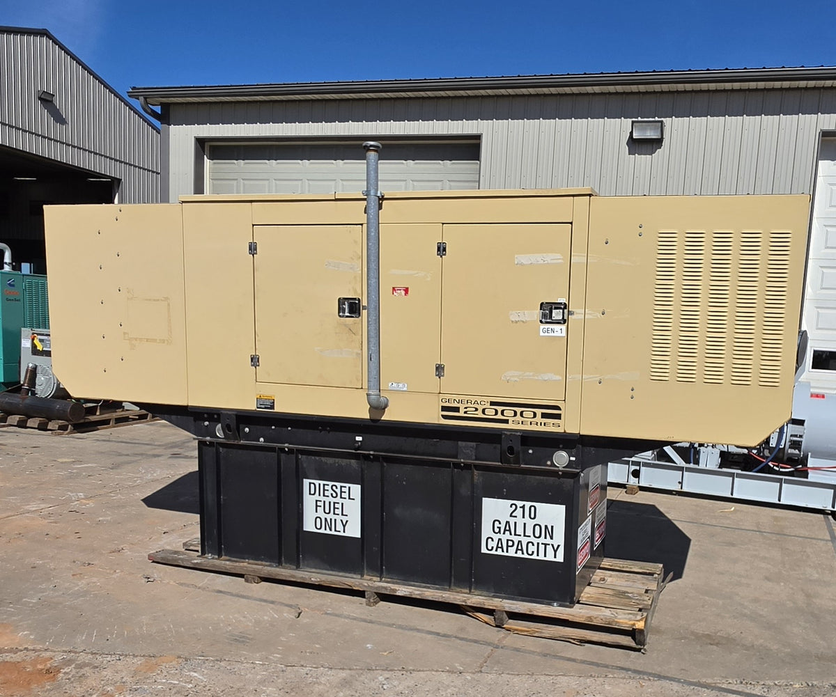 60KW Generac 4034-T Mitsubishi Enclosed Diesel Generator 720hrs