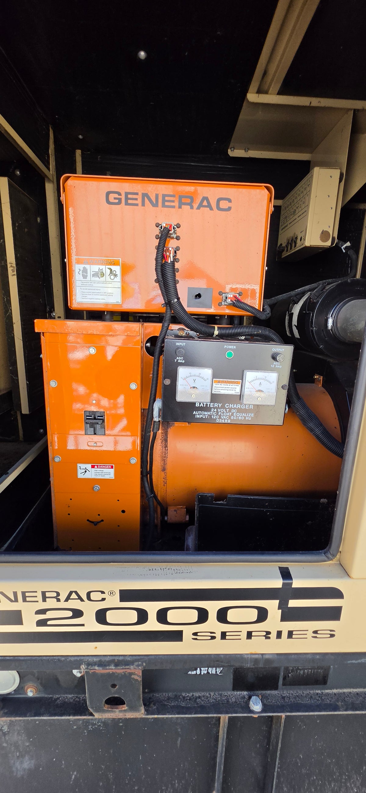 60KW Generac 4034-T Mitsubishi Enclosed Diesel Generator 720hrs