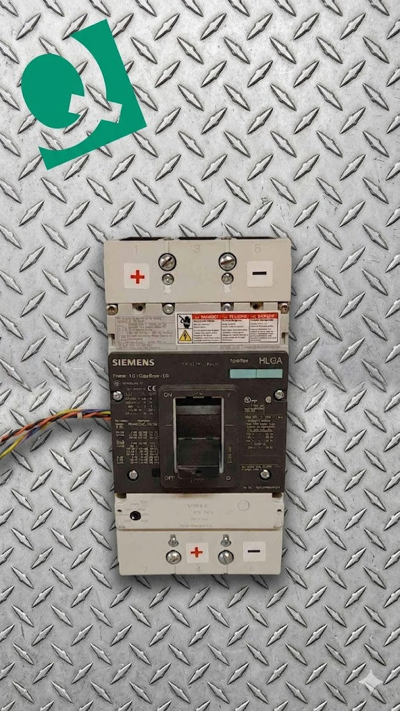 Siemens Circuit Breaker 3 Pole 600A 600VAC 250VDC HLGA 535971P1