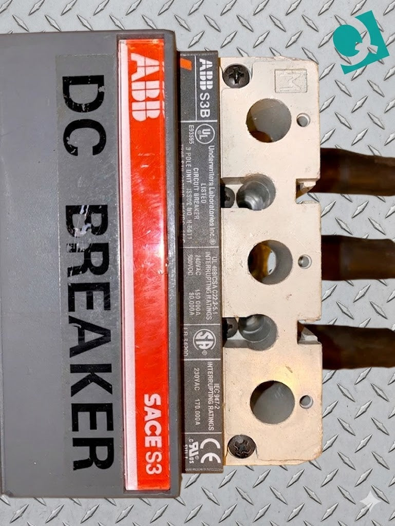 225A ABB S3B 3 Pole DC Circuit Breaker(S6LLST1431)