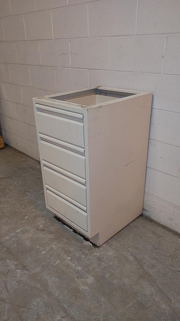 18" 4 Drawer Contoured Casework(S6LLST11885)