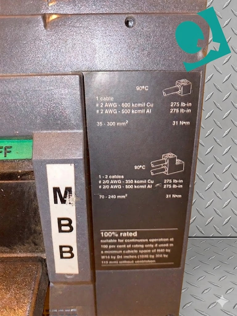 400A Merlin Gerin NSJ400 H Circuit Breaker(S6LLST1366)