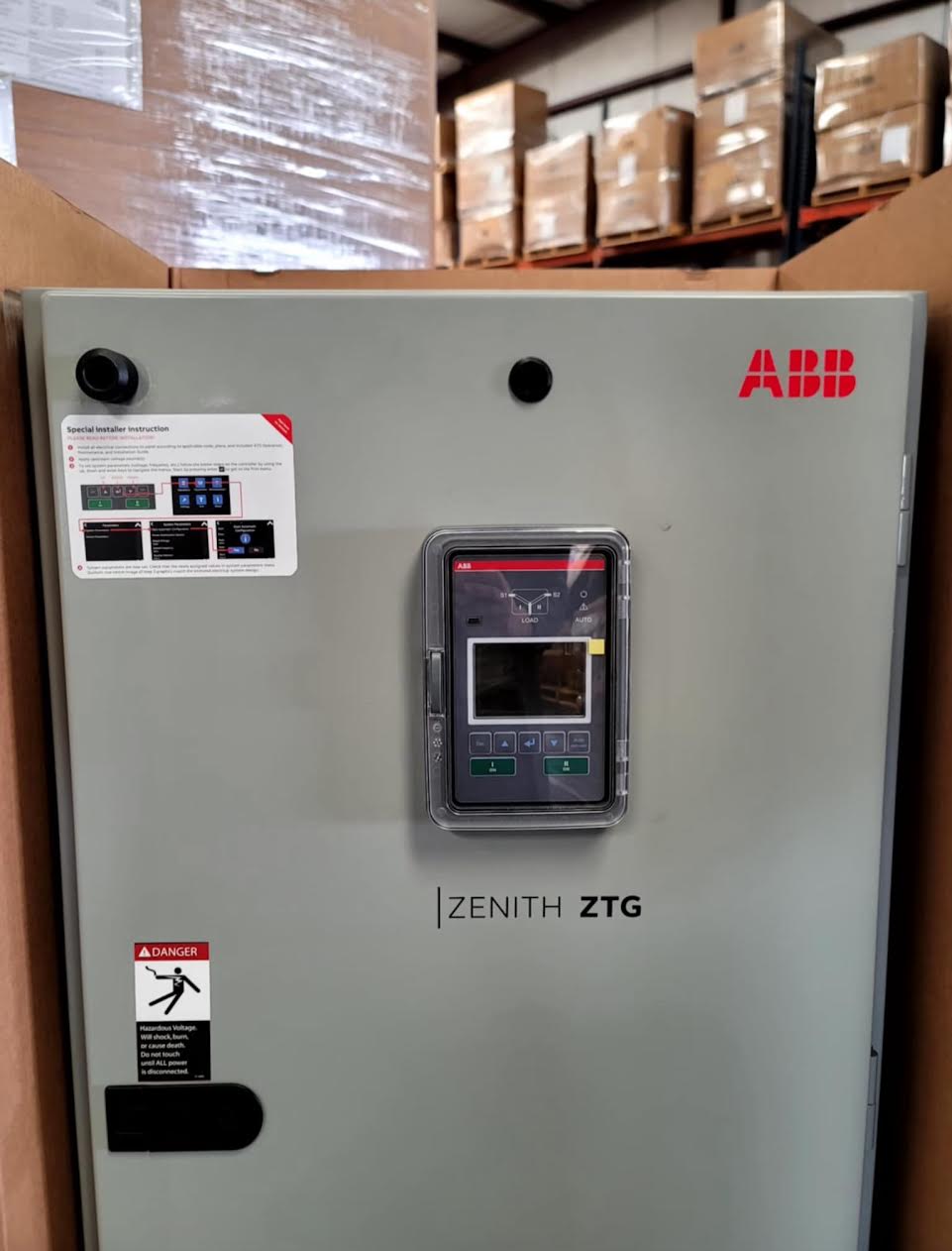 NEW ABB Zenith ZTG 400A ATS Automatic Transfer Switch 480V 3PH SLD Neutral NEMA 3R