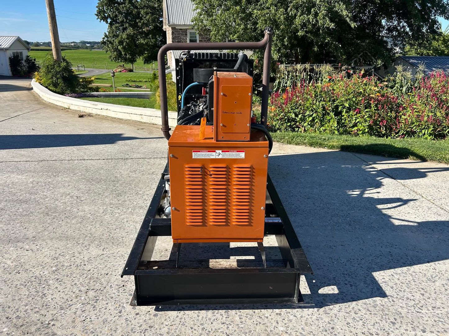 Generac 105 kW Natural Gas Generator 120/240V 1PH Skid Mounted SG0100 279Hr