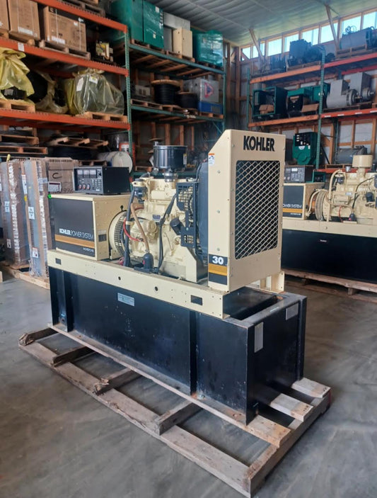 30KW 33KW Kohler 30ROZJ Diesel Generator 1ph/3ph 963hours