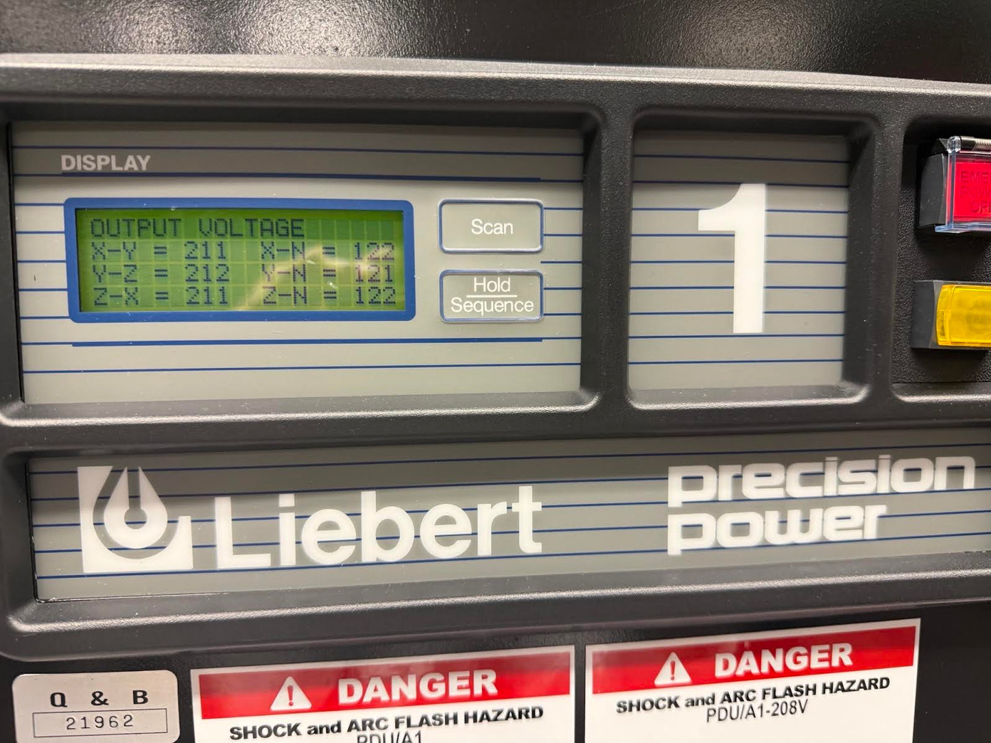 Liebert PPA150C Precision Power Distribution Unit 150KVA PDU 480V to 208Y/120V 3PH