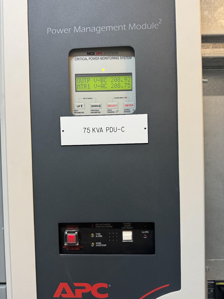 75kva 480 V X208 V MGE PDU Power Distribution Unit (108485)