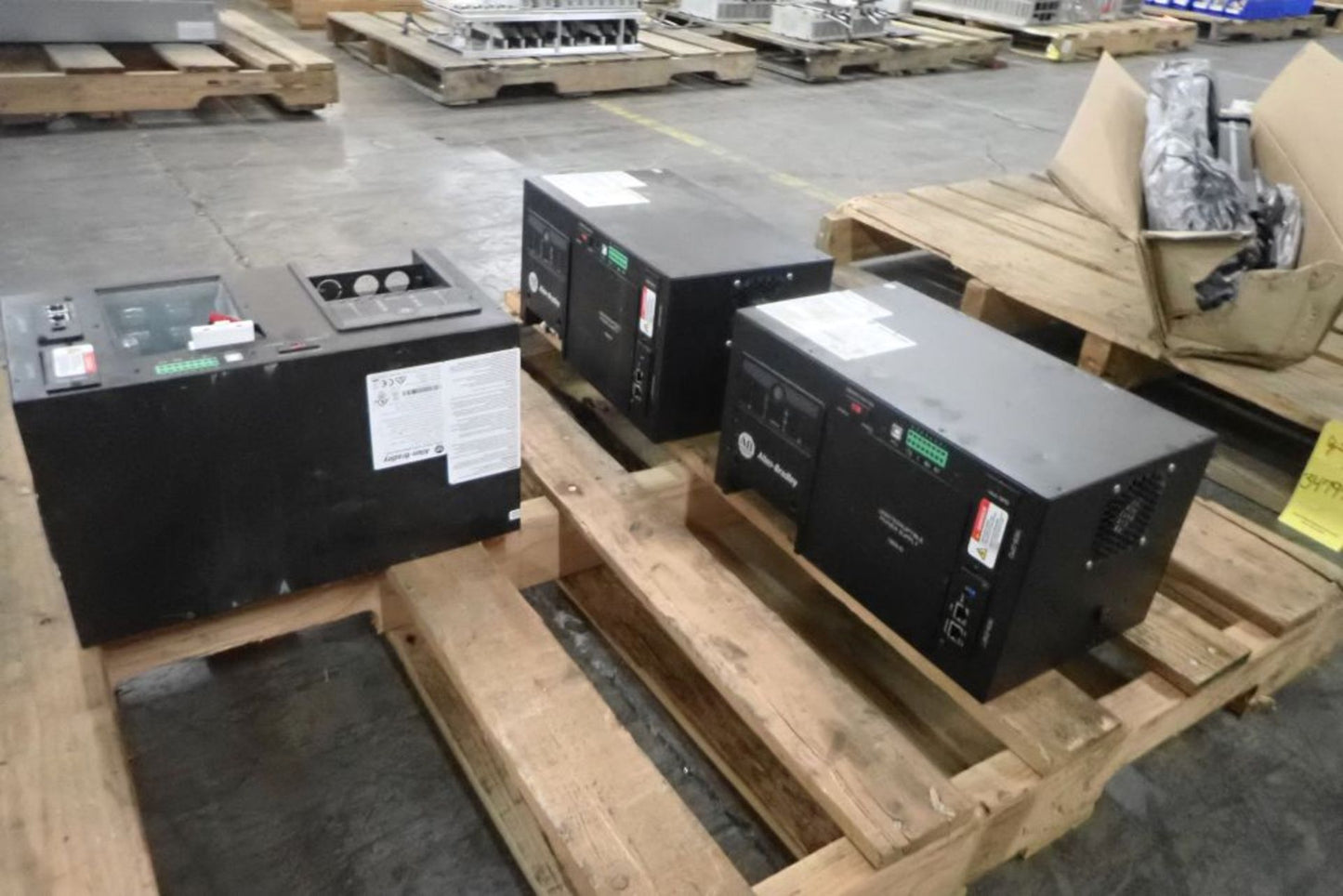 Lot of 3 Allen Bradley Power Supplies Cat No. 1609-D1500N, 120V, 13A, 1PH