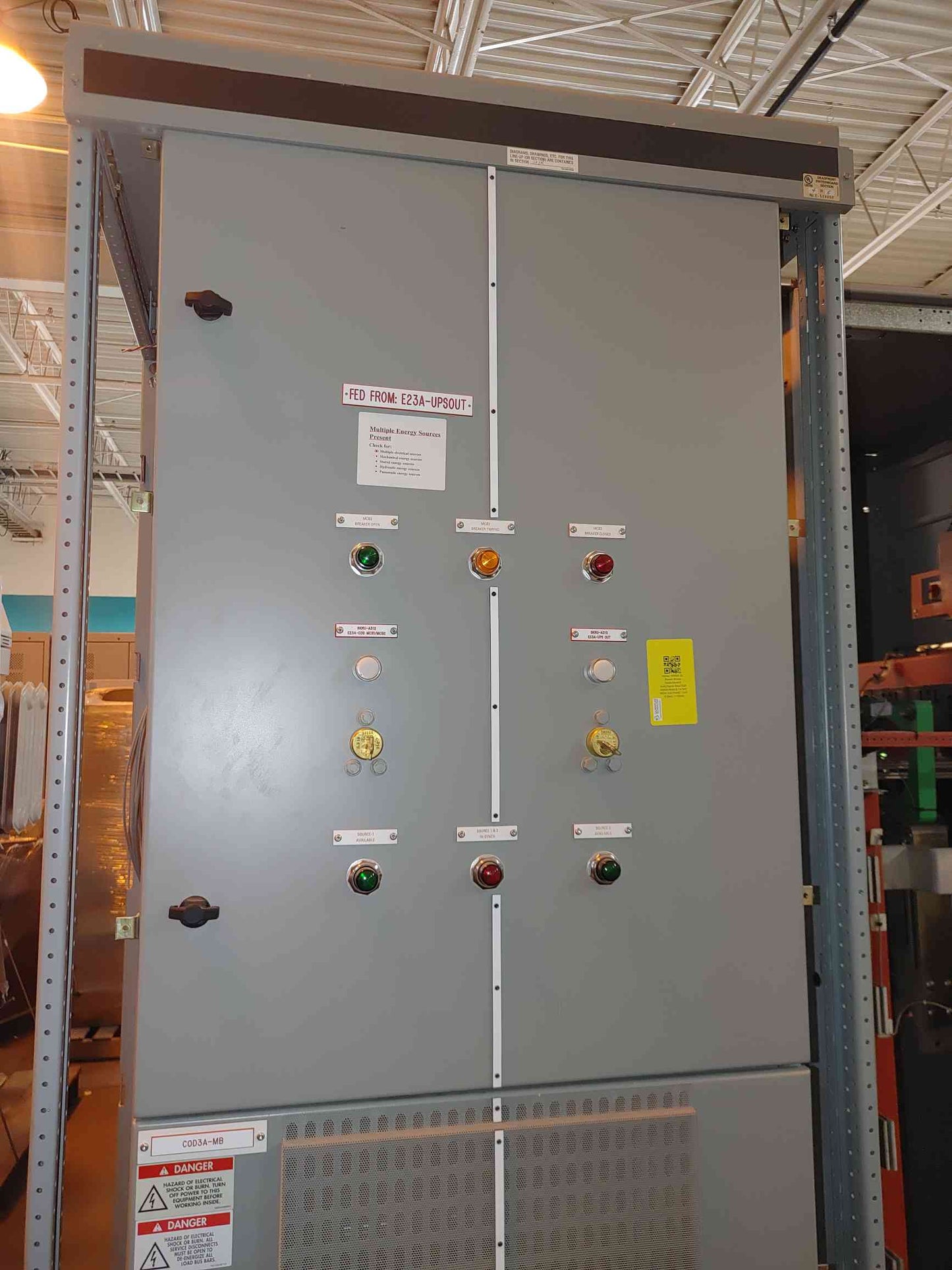 GE Power Break II MAIN SSD40B440 4000A 3P 600V Circuit Breaker MicroVersaTrip Plus (112942)