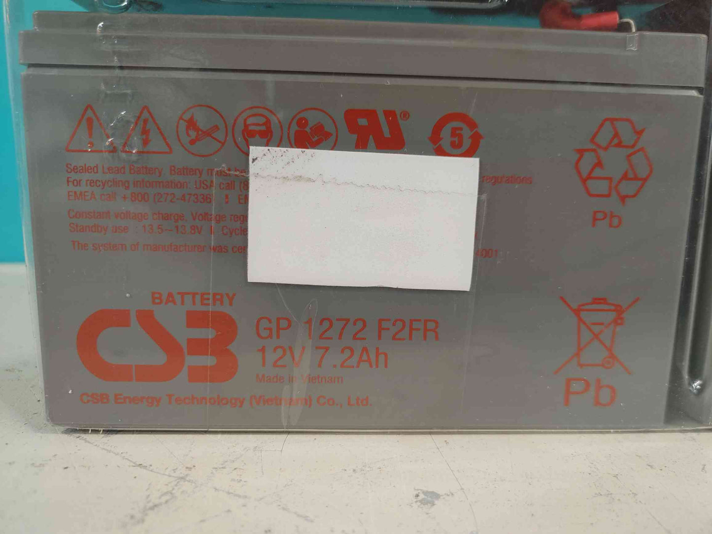 New In Box New CSB GP1272 F2FR 12V 7.2Ah 4-Pack Battery Cartridge for APC UPS Power Module