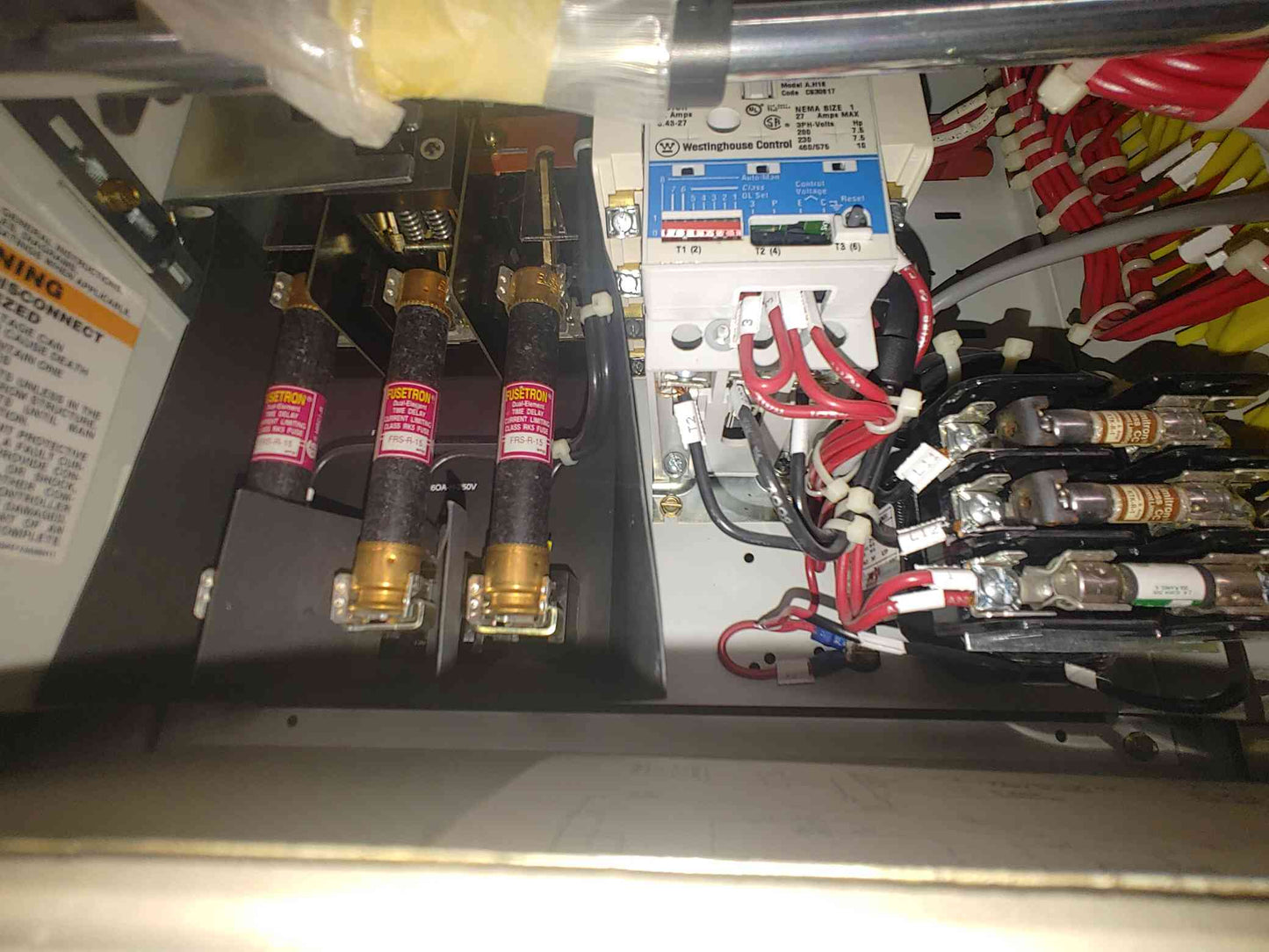 Westinghouse Advantage Motor Control Center MCC 480V 3PH 600A 65kA 8-Sec Cutler Eaton