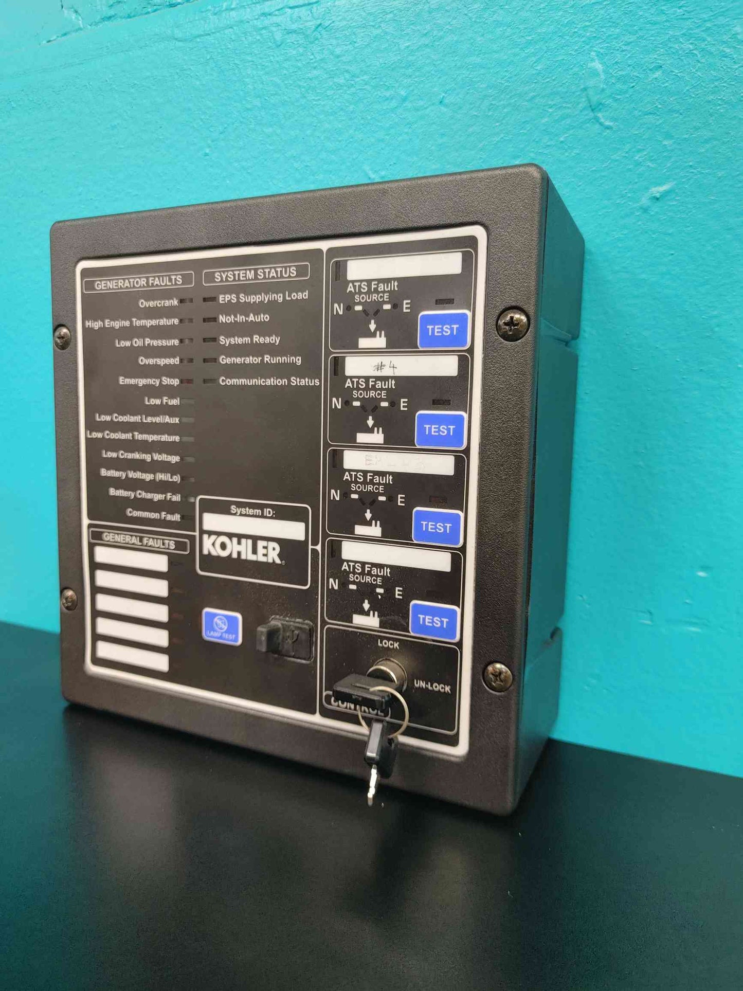 NEW Kohler GM91356-KP1 RSA III Remote Serial Annunciator Panel ATS Generator Test Control Board