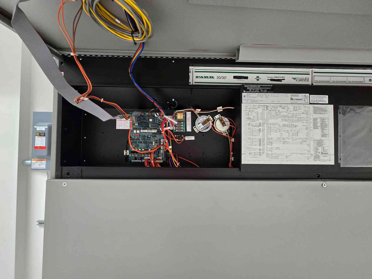 Liebert FH600C-ASET 30 Ton Downflow Chilled Water CRAC Unit 460V 3PH Reheat CRAH