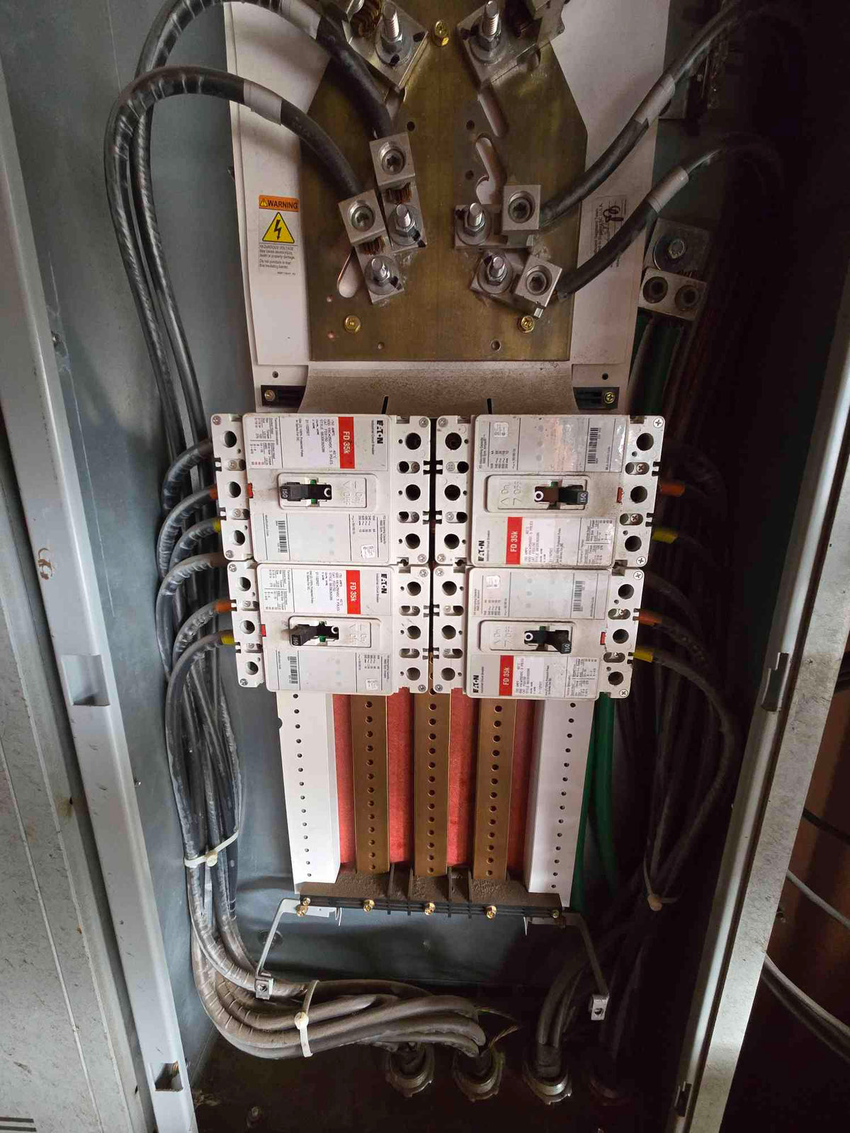 Eaton Pow-R-Line PRL3a 600A 480V Panelboard LGE3630NN Main 150A FD3150BP10