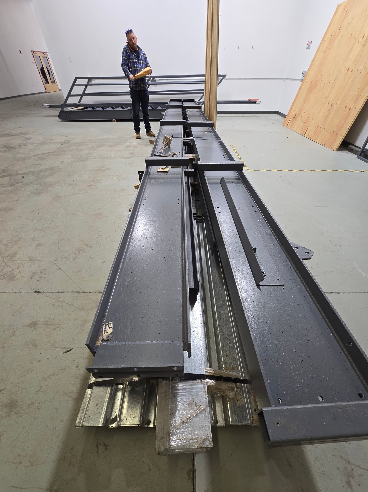 Galvanized Mezzanine Pieces and Catwalk