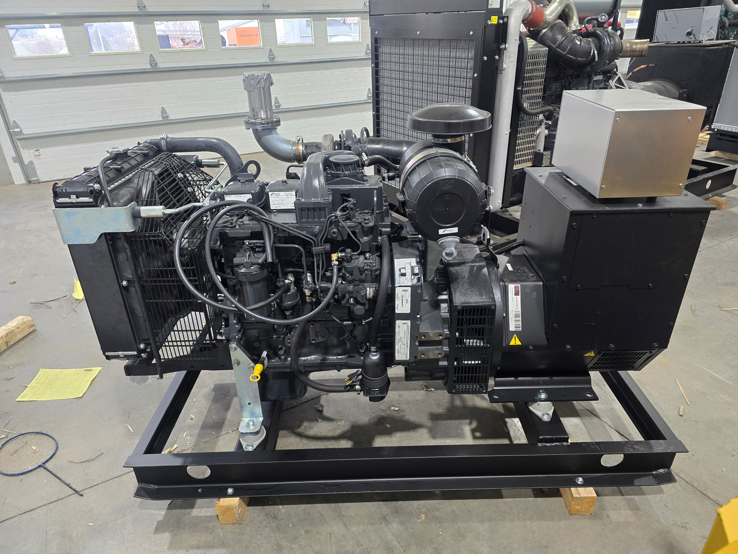 60KW NEW FPT Powered Open Skid Generator TIER 3