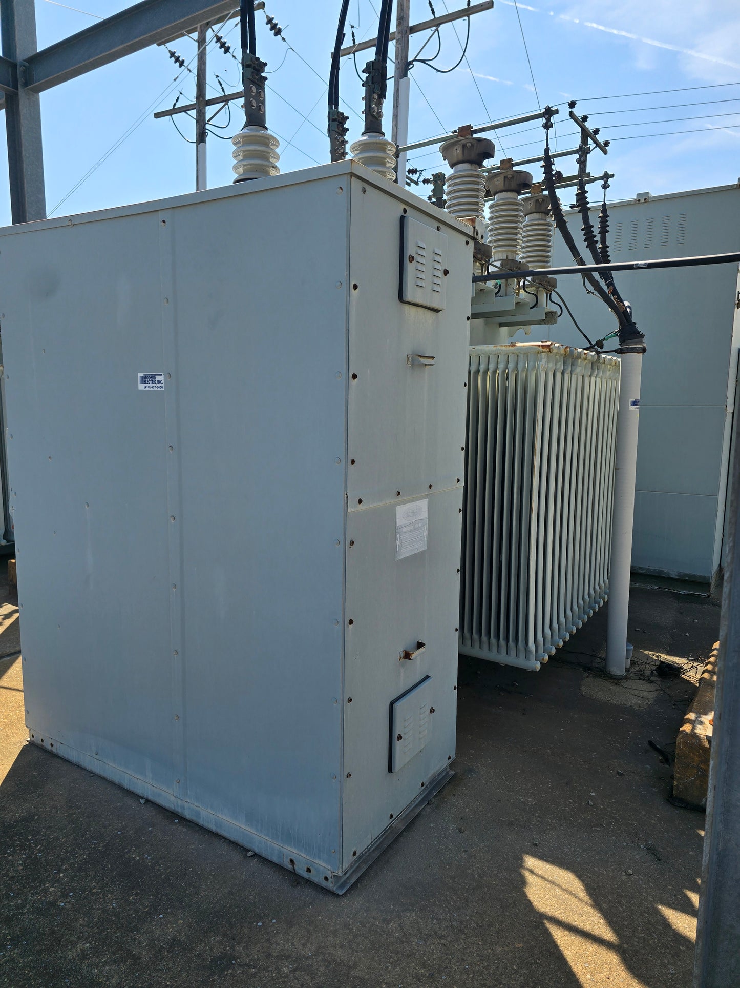 Powercon 15kV 13.8kV 2000A 3 Phase Outdoor Switchgear Enclosure Bus Assembly