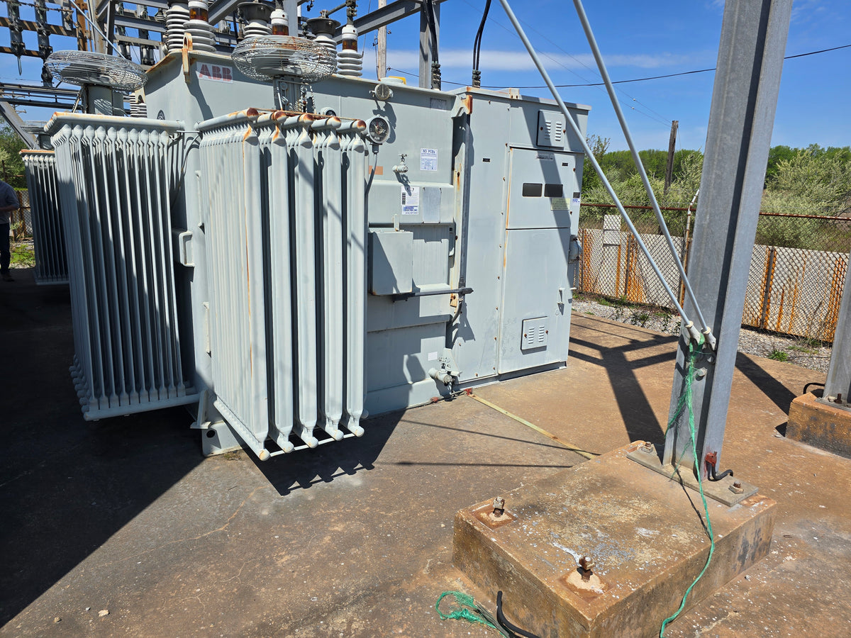 ABB 5000 KVA Unit Substation Power Transformer 34500V To 2400V 3 Phase 60Hz Oil