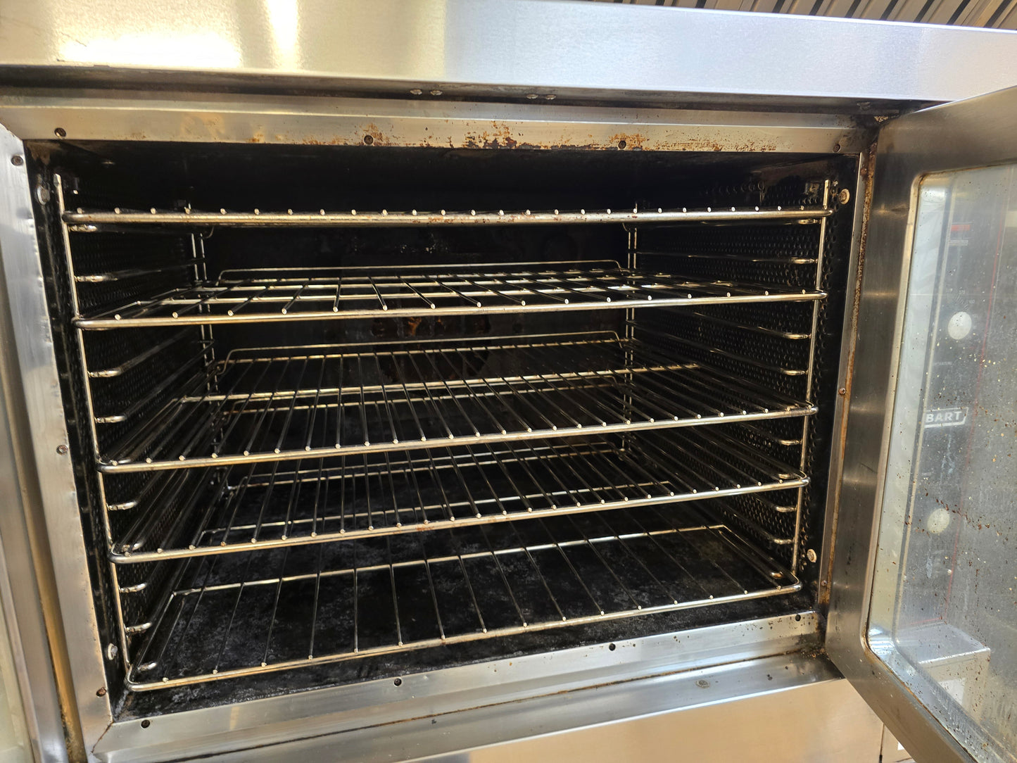 Hobart HEC20 Double Stack Electric Convection Oven - Stainless Steel - 208V/240V
