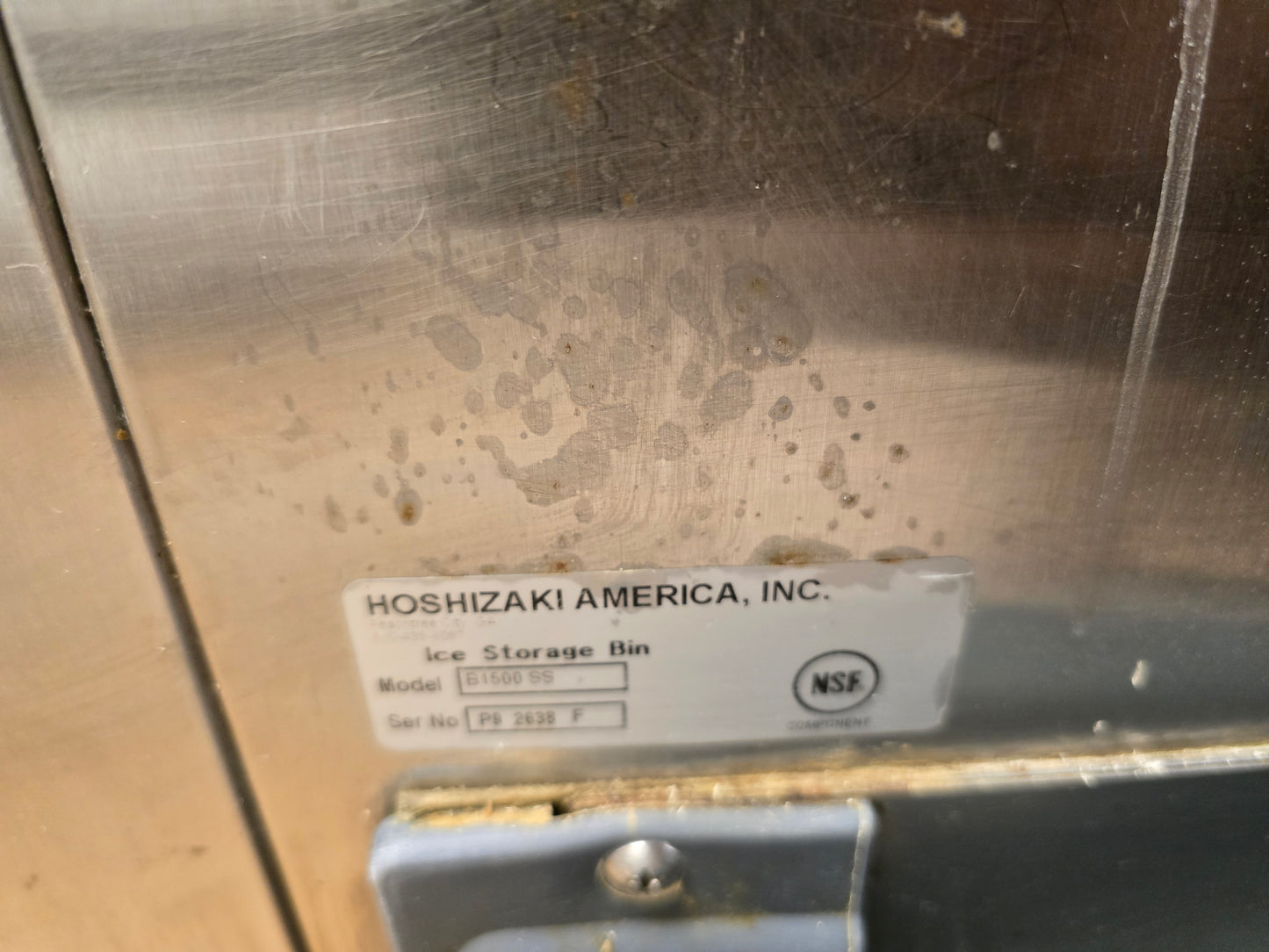 Hoshizaki B-1500SS 60" Stainless Steel Ice Storage Bin - 1,500 lb Capacity